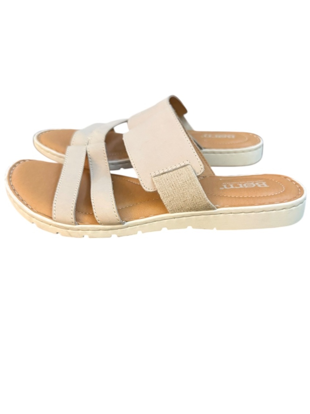 Born Blakely Slide Natural Sandals – Sz 8M